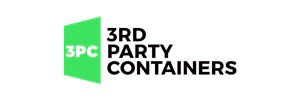 Logo: a bright green rhombus emblazoned with the characters '3PC' in white, next to '3rd Party Containers' in black text.  