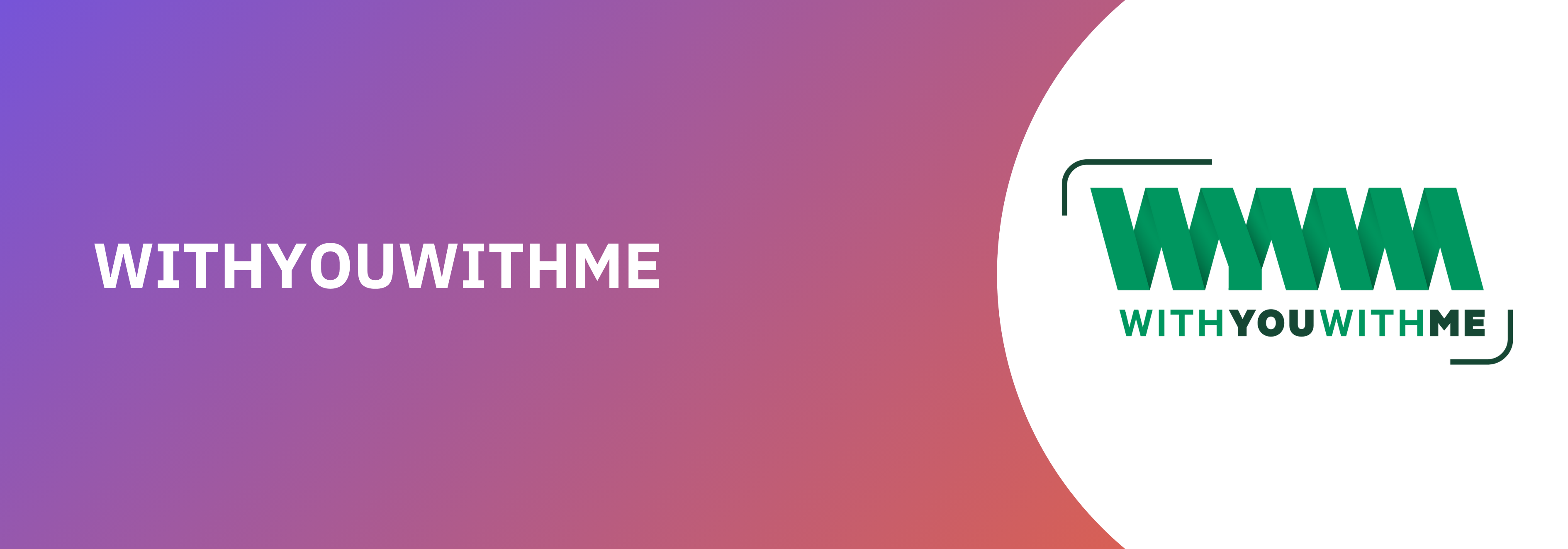 White text: WithYouWithMe, Image: their logo