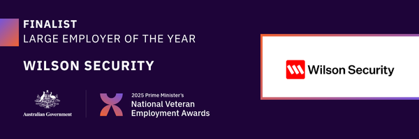 Finalist banner - Large Employer of the Year - Wilson Security