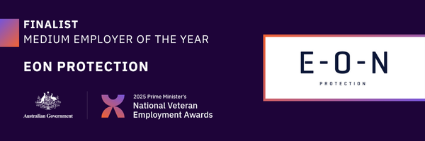 Finalist banner - Medium Employer of the Year - EON Protection
