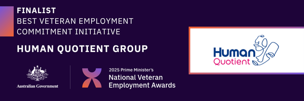 Finalist banner - Best Veteran Employment Commitment initiative - HQG