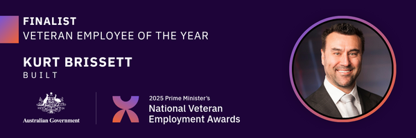 Finalist banner - Veteran employee of the year - Kurt Brissett
