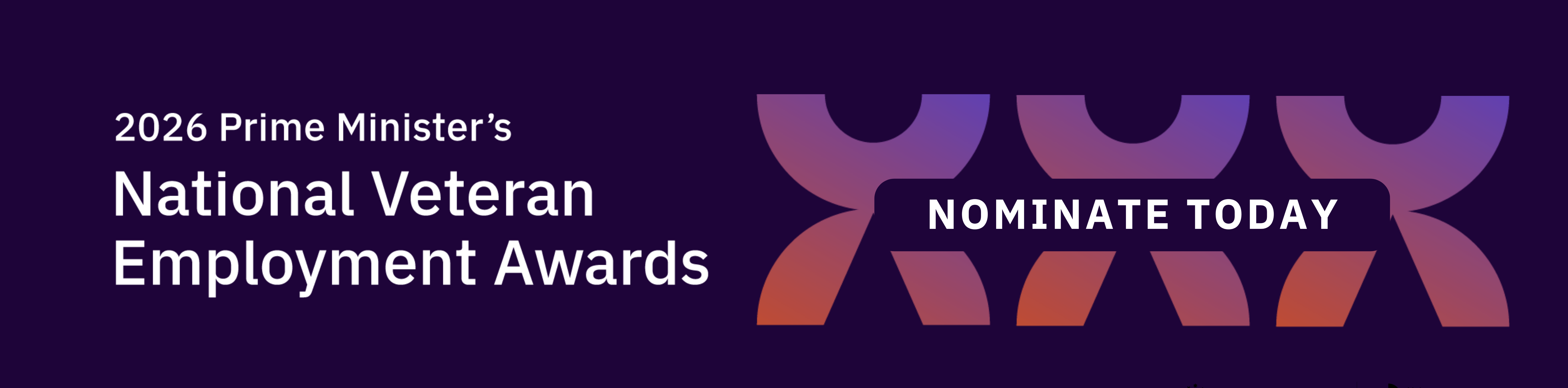 2026 Prime Minister's National Veteran Employment Awards - nominate today