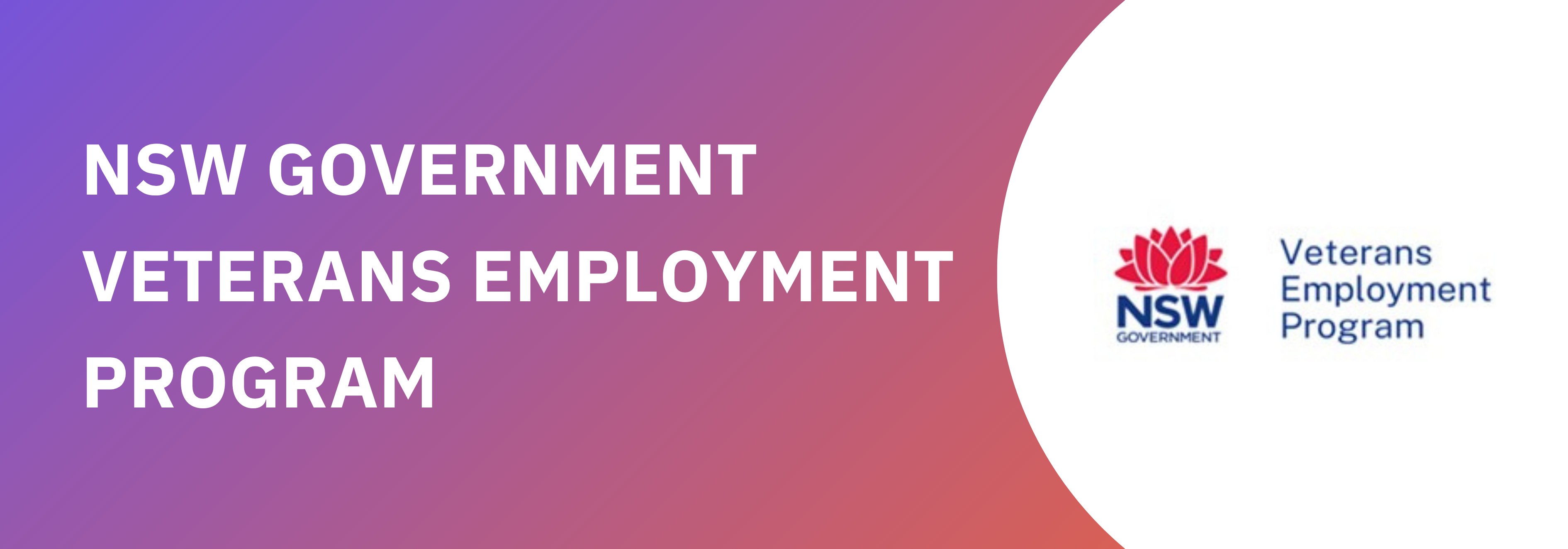 NSW Government Veterans Employment Program