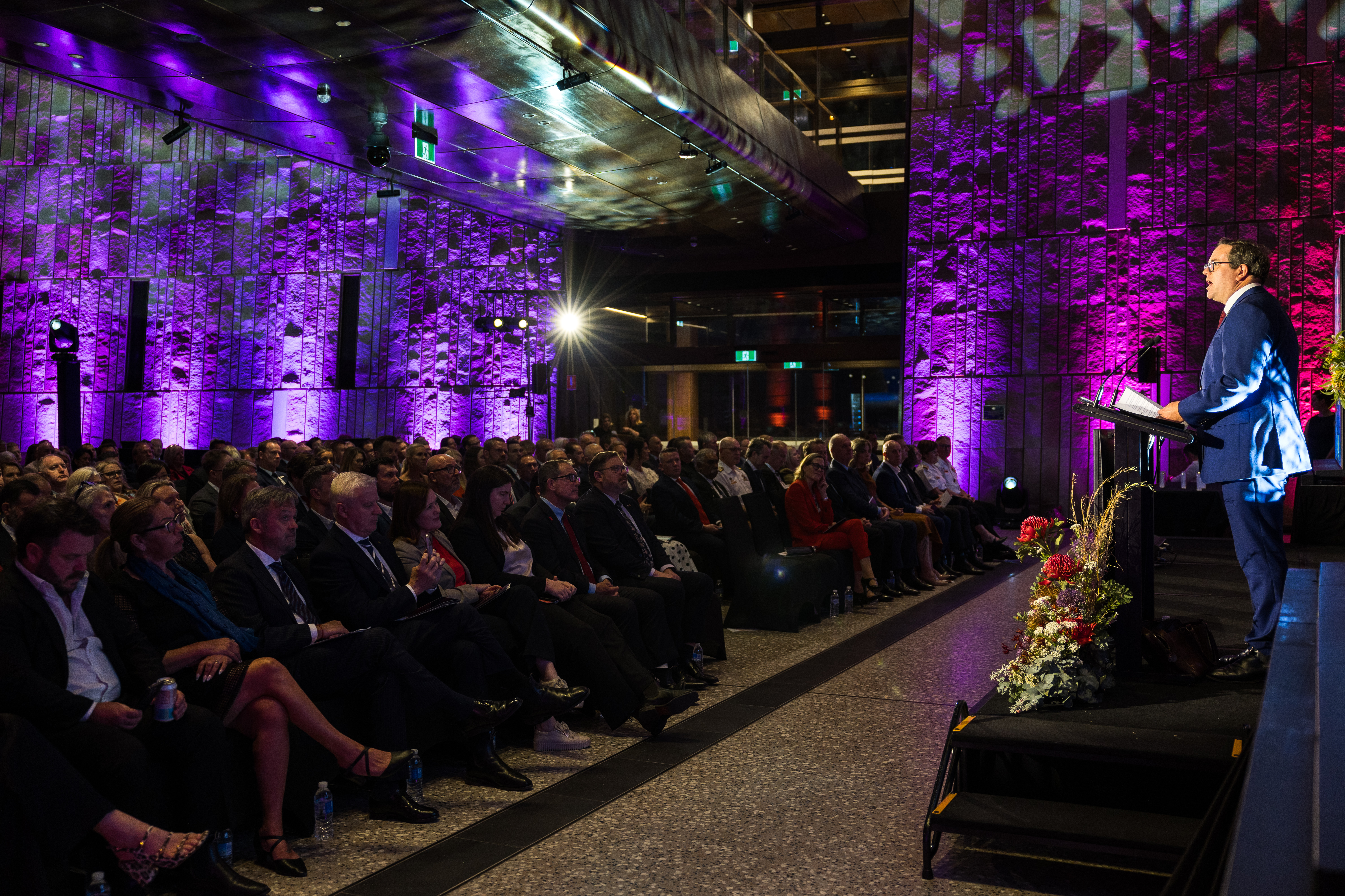 Minister Keogh addresses Awards ceremony attendees at 2026 Awards