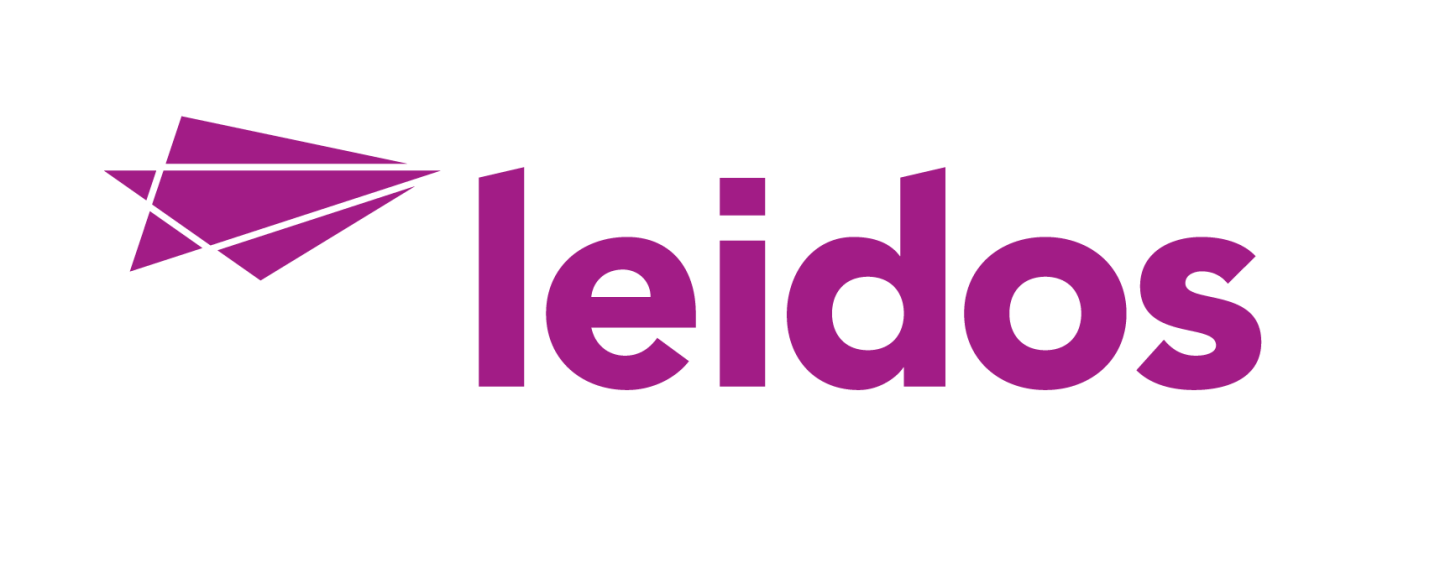 Leidos logo in purple
