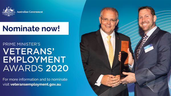 Prime Minister of Australia presents award