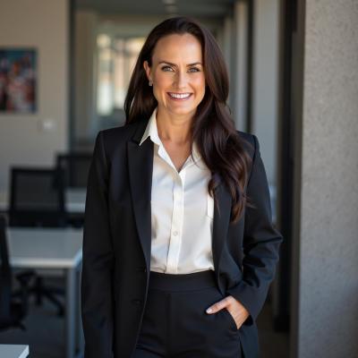 Woman in a business suit